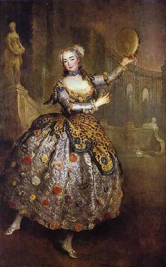 antoine pesne Portrait of the dancer Barbara Campanini aka